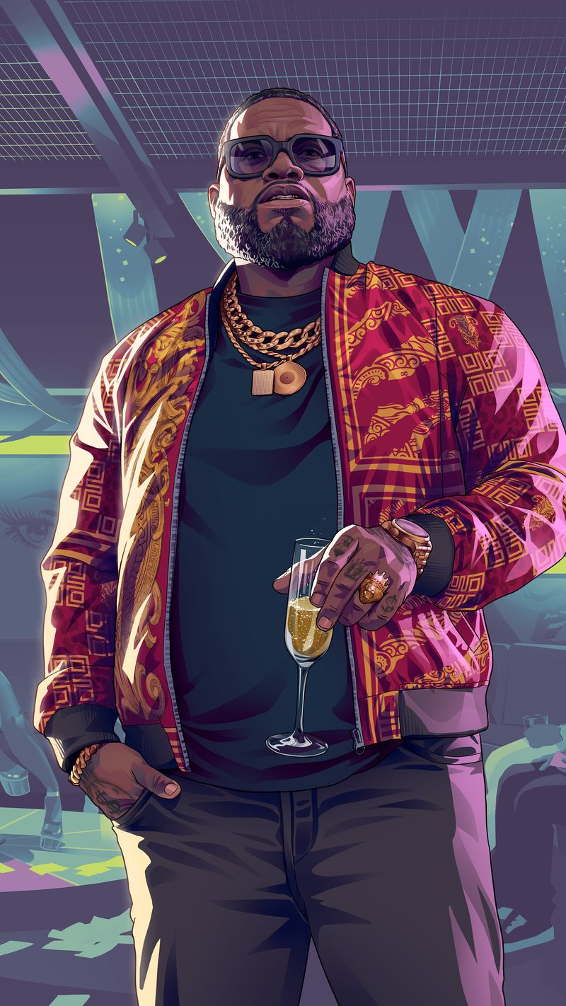 Boobie Ike, GTA 6 character, official Rockstar artwork