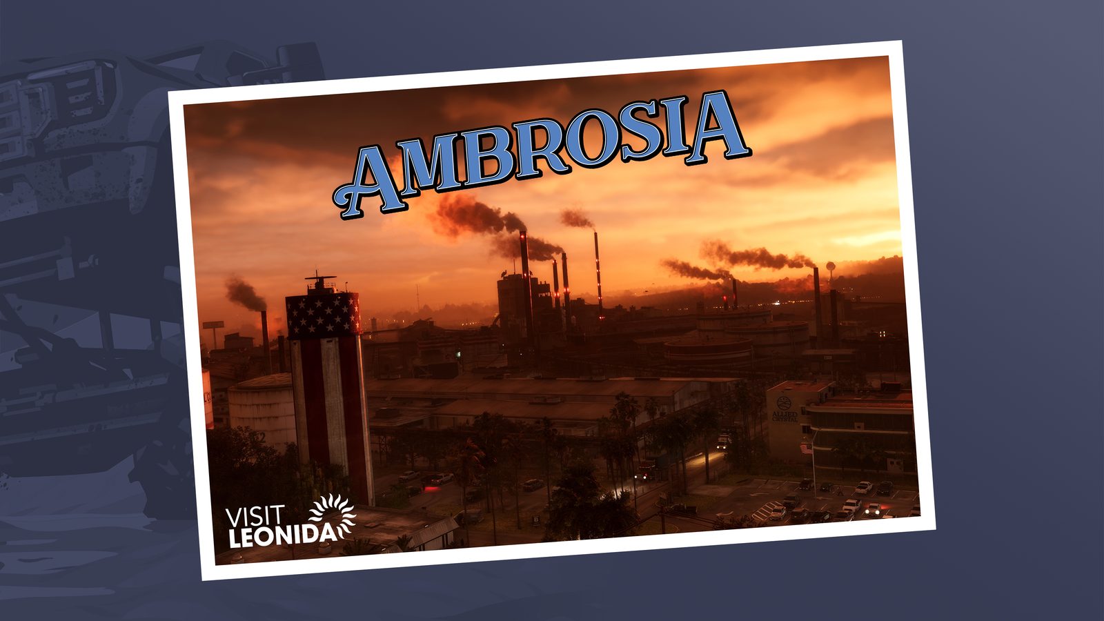 Ambrosia postcard artwork — official GTA 6 imagery
